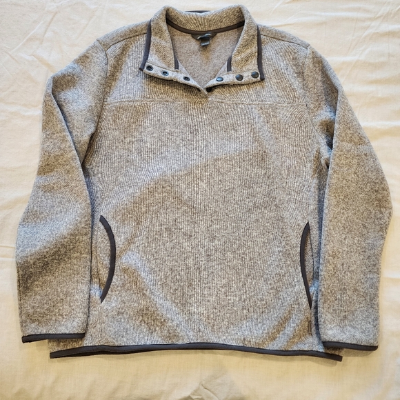 Eddie Bauer Women's Radiator Fleece 2.0 Snap Mock Pullover size large - Picture 2 of 2
